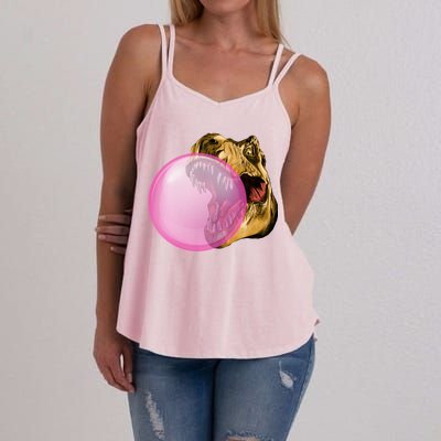 Bubble Gum T-Rex Women's Strappy Tank