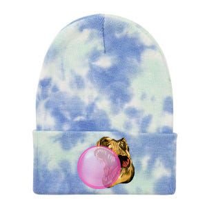 Bubble Gum T-Rex Tie Dye 12in Knit Beanie