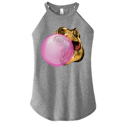 Bubble Gum T-Rex Women's Perfect Tri Rocker Tank