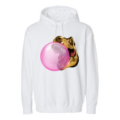 Bubble Gum T-Rex Garment-Dyed Fleece Hoodie