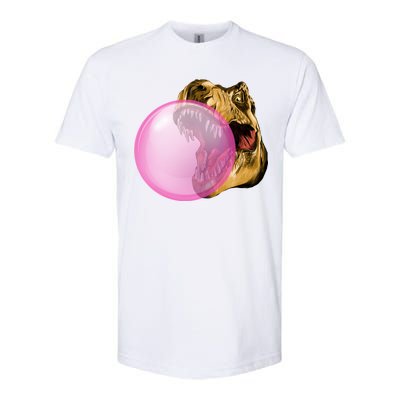 Bubble Gum T-Rex Softstyle® CVC T-Shirt