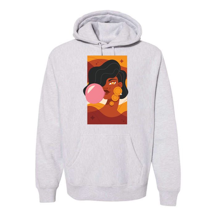 Bubblegum Girl Premium Hoodie