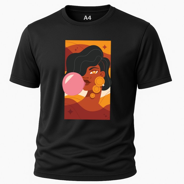 Bubblegum Girl Cooling Performance Crew T-Shirt