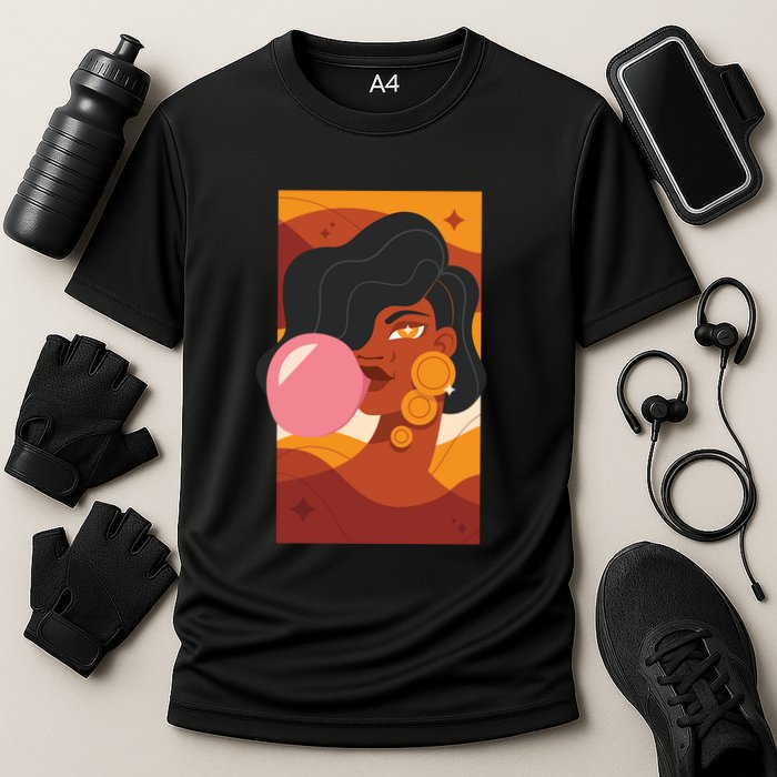 Bubblegum Girl Cooling Performance Crew T-Shirt