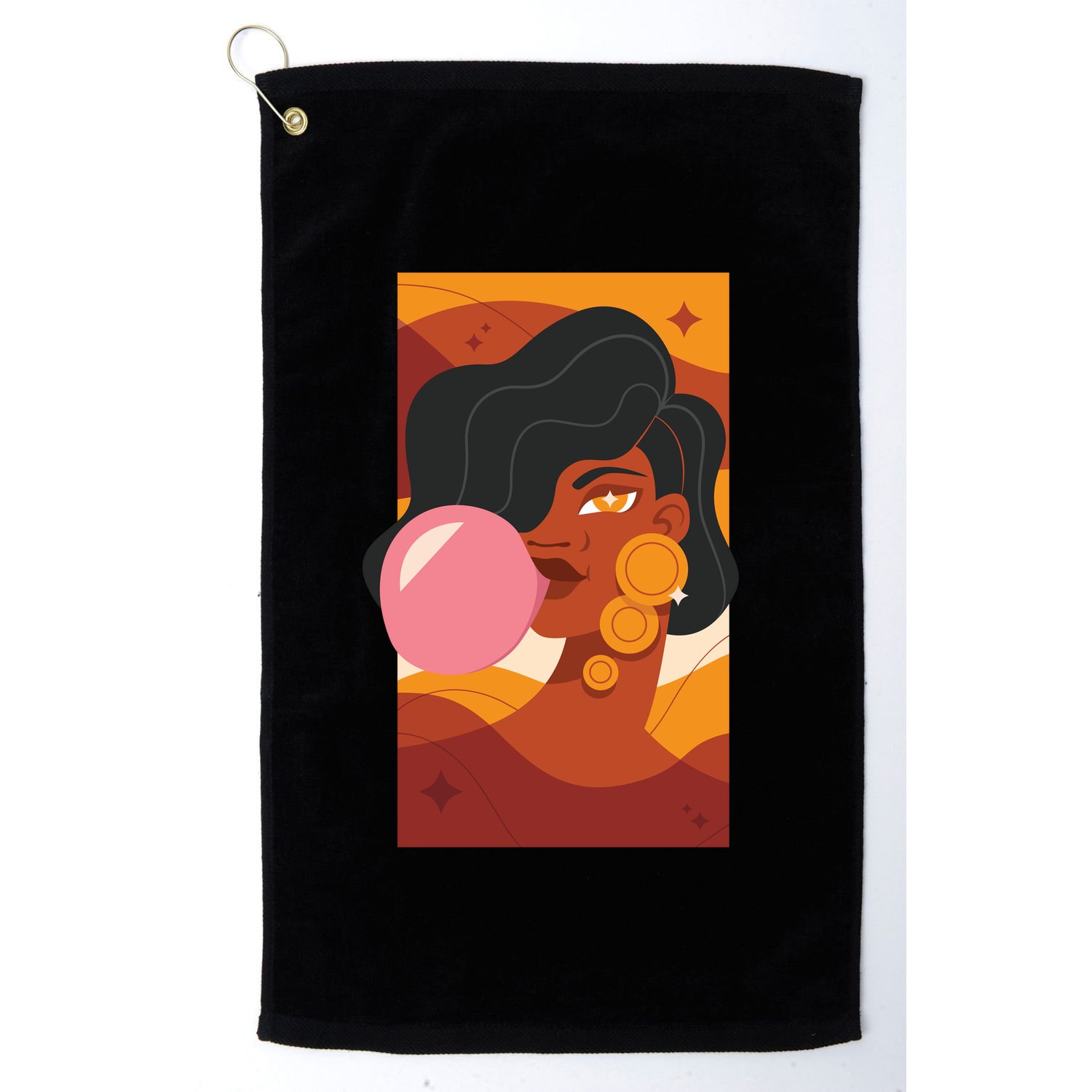 Bubblegum Girl Golf Towel