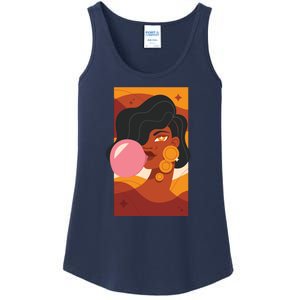 Bubblegum Girl Ladies Essential Tank