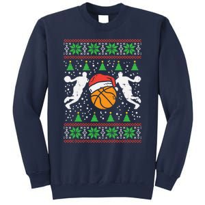 Basketball Ugly Christmas Sweater Sport Coach Player Gift Sweatshirt