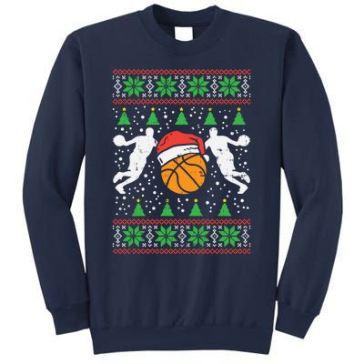 Basketball Ugly Christmas Sweater Sport Coach Player Gift Sweatshirt