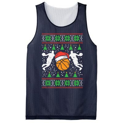 Basketball Ugly Christmas Sweater Sport Coach Player Gift Mesh Reversible Basketball Jersey Tank