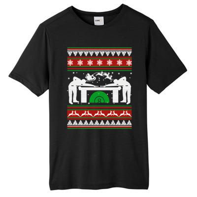 Billiards Ugly Christmas Tall Fusion ChromaSoft Performance T-Shirt