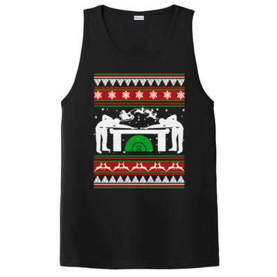 Billiards Ugly Christmas PosiCharge Competitor Tank