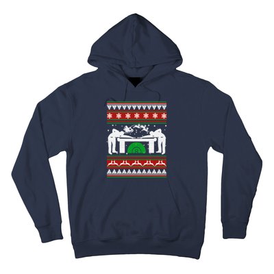 Billiards Ugly Christmas Hoodie