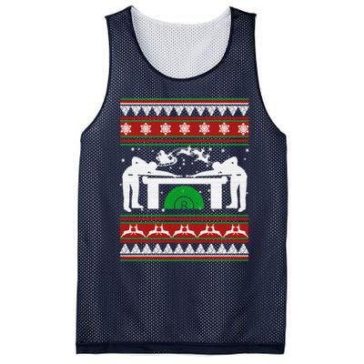 Billiards Ugly Christmas Mesh Reversible Basketball Jersey Tank