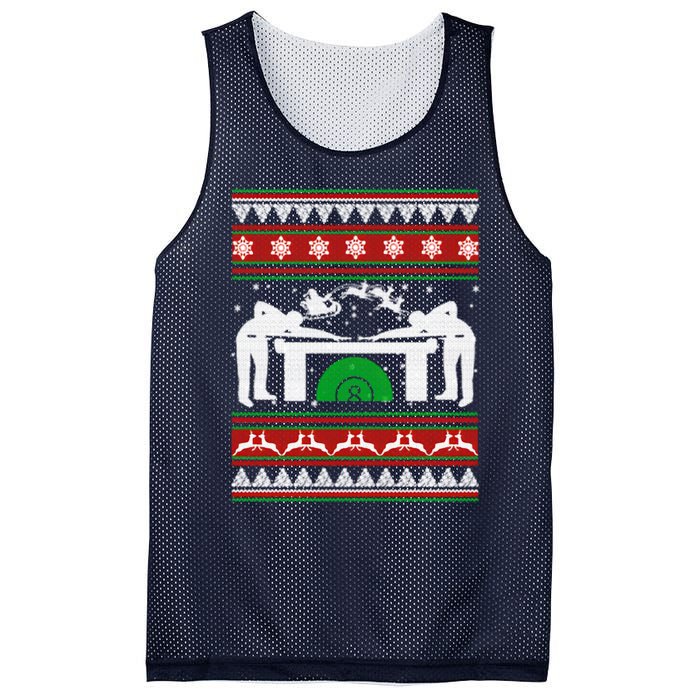 Billiards Ugly Christmas Mesh Reversible Basketball Jersey Tank