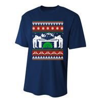 Billiards Ugly Christmas Performance Sprint T-Shirt