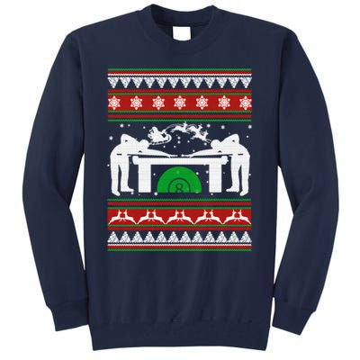 Billiards Ugly Christmas Tall Sweatshirt