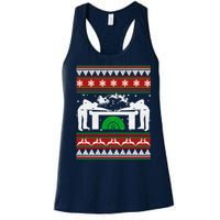 Billiards Ugly Christmas Women's Racerback Tank