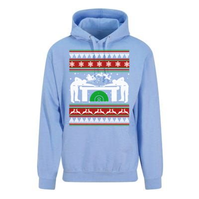 Billiards Ugly Christmas Unisex Surf Hoodie