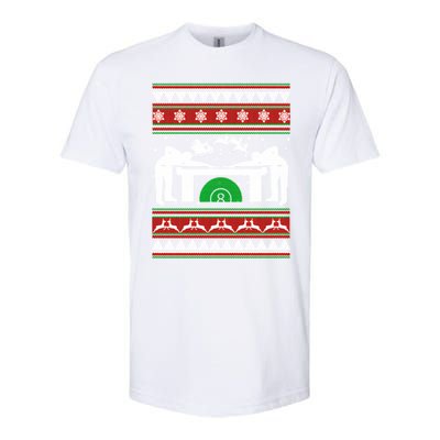 Billiards Ugly Christmas Softstyle CVC T-Shirt