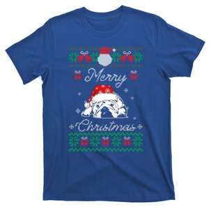 Bulldog Ugly Christmas Sweater Gift English Bulldog Lover Gift T-Shirt