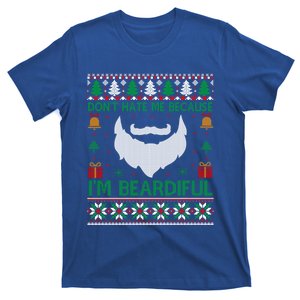 Best Ugly Christmas With Beard Gift T-Shirt