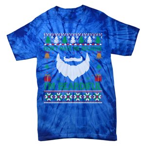 Best Ugly Christmas With Beard Gift Tie-Dye T-Shirt