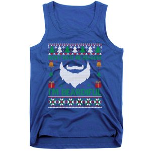 Best Ugly Christmas With Beard Gift Tank Top