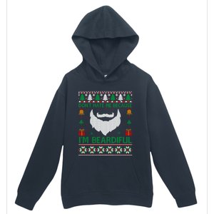 Best Ugly Christmas With Beard Gift Urban Pullover Hoodie