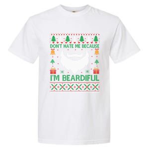 Best Ugly Christmas With Beard Gift Garment-Dyed Heavyweight T-Shirt