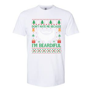 Best Ugly Christmas With Beard Gift Softstyle CVC T-Shirt