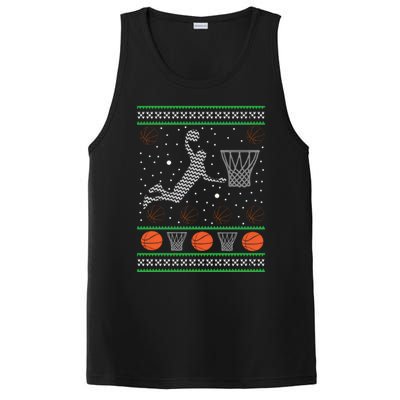 Basketball Ugly Christmas PosiCharge Competitor Tank