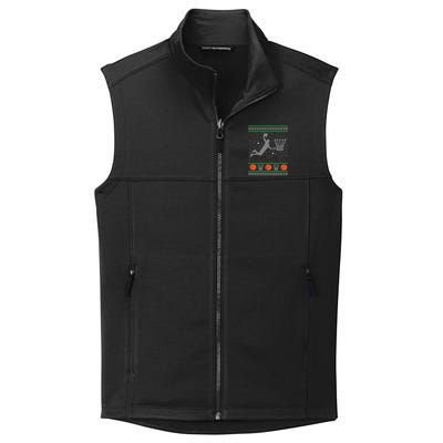 Basketball Ugly Christmas Collective Smooth Fleece Vest