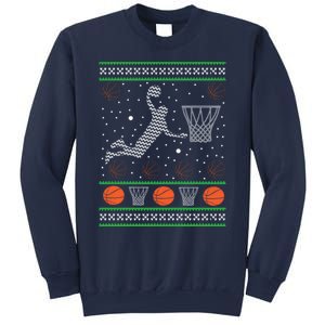 Basketball Ugly Christmas Sweatshirt