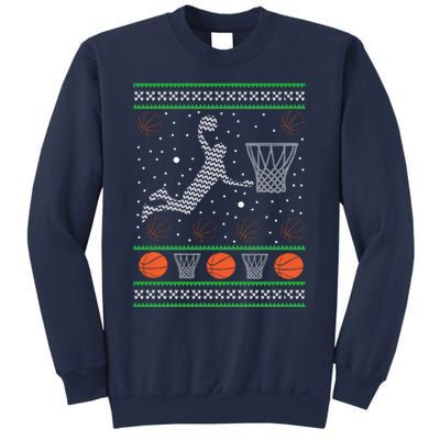 Basketball Ugly Christmas Sweatshirt