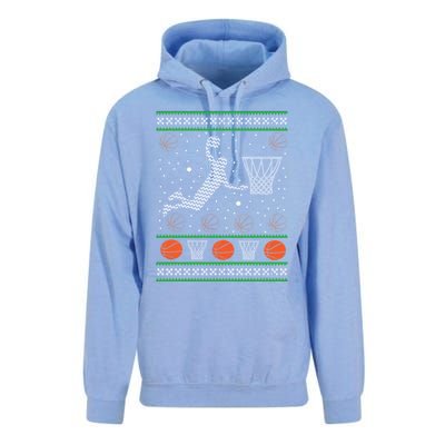 Basketball Ugly Christmas Unisex Surf Hoodie