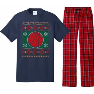 Basketball Ugly Christmas Sweater Pajama Set