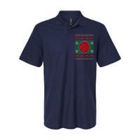 Basketball Ugly Christmas Sweater Softstyle Adult Sport Polo