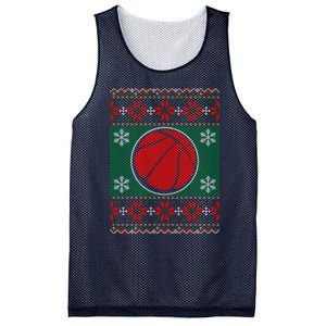 Basketball Ugly Christmas Sweater Mesh Reversible Basketball Jersey Tank