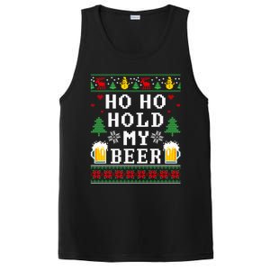 Beer Ugly Christmas Ho Ho Hold My Beer Ing Great Gift PosiCharge Competitor Tank