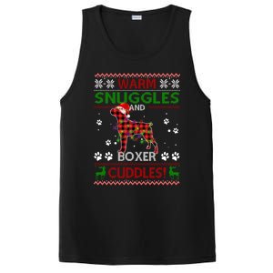 Boxer Ugly Christmas Sweater Christmas Pajama Dog Lover Gift PosiCharge Competitor Tank