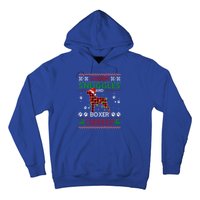 Boxer Ugly Christmas Sweater Christmas Pajama Dog Lover Gift Hoodie