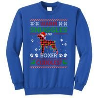 Boxer Ugly Christmas Sweater Christmas Pajama Dog Lover Gift Sweatshirt