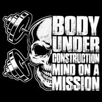 Body Under Construction Mind On A Mission Fitness Lovers Toddler Hoodie