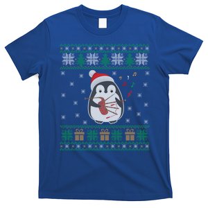 Bagpipes Ugly Christmas Sweater Penguin Xmas Family Matching Great Gift T-Shirt