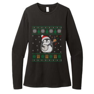 Banjo Ugly Christmas Sweater Penguin Xmas Family Matching Cute Gift Womens CVC Long Sleeve Shirt