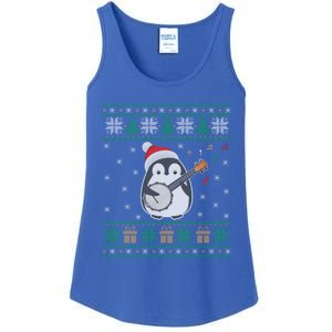 Banjo Ugly Christmas Sweater Penguin Xmas Family Matching Cute Gift Ladies Essential Tank