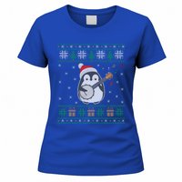 Banjo Ugly Christmas Sweater Penguin Xmas Family Matching Cute Gift Women's T-Shirt