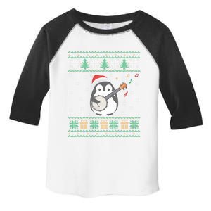 Banjo Ugly Christmas Sweater Penguin Xmas Family Matching Cute Gift Toddler Fine Jersey T-Shirt