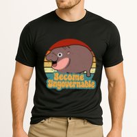 Become Ungovernable Cute Baby Hippo Moo Deng Funny Saying Cooling Performance Crew T-Shirt