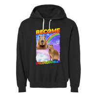 Become Ungovernable Capybara Capibara Pop Culture Garment-Dyed Fleece Hoodie